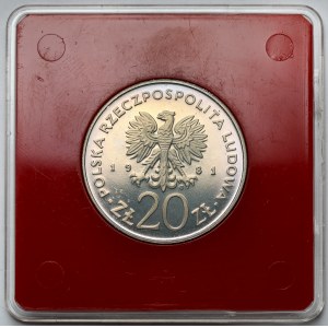 Próba CuNi 20 złotych 1981 Barbakan