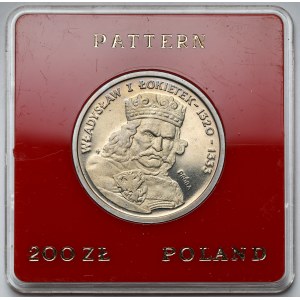 Próba CuNi 200 złotych 1986 Władysław I Łokietek