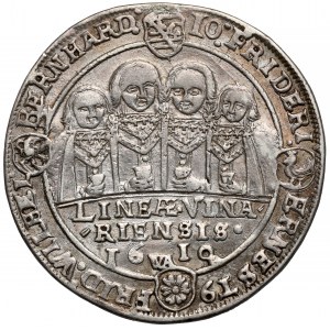 Saxe-Weimar, Johan Ernest I i bracia, 1/2 talara 1610 WA