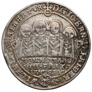 Saksonia-Weimar, Johann Ernest I i bracia, 1/2 talara 1610 WA