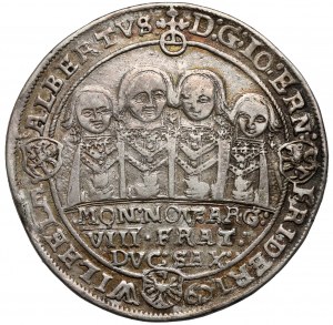 Saxe-Weimar, Johann Ernest I et frères, 1/2 thaler 1610 WA