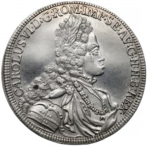 Austria, Carlo VI, 1/2 tallero senza data (1714-1724)