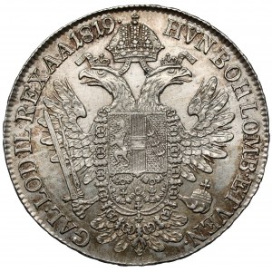 Austria, Franciszek I, 1/2 talara 1819-A, Wiedeń