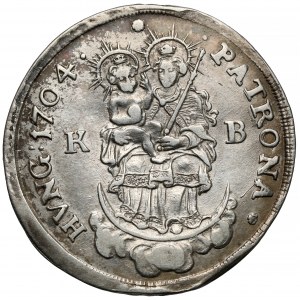 Węgry, Francis II Rákóczi, 1/2 talara 1704 KB, Kremnica