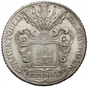 Hamburg, 32 schilling 1758 IHL