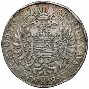 Ungheria, Mattia II, Thaler 1617 KB, Kremnica