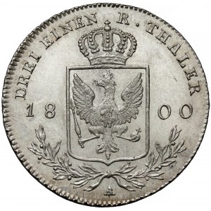 Prusy, Friedrich Wilhelm III, 1/3 talara 1800-A, Berlin