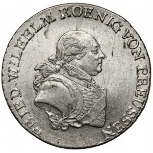 Prusy, Friedrich Wilhelm II, 1/3 talara 1790-E, Königsberg