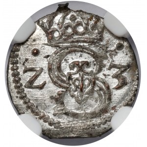 Zygmunt III Waza, Denar Łobżenica 1623 - Z-3