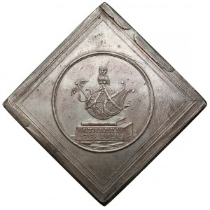 Rosja, Katarzyna II, Medal w formie klipy 1783 - Rosyjska Akademia Nauk