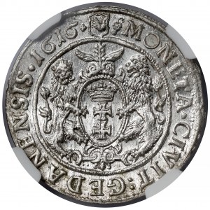 Sigismund III Vasa, Ort Gdansk 1616 - type II - Ammon - BEAUTIFUL