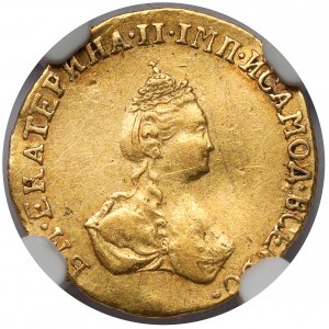 Rusko, Katarína II., rubeľ v zlate 1779, Petrohrad