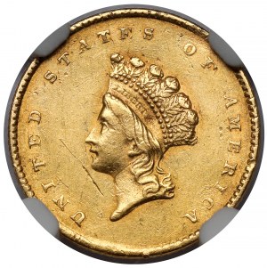États-Unis, Dollar 1855, Philadelphie
