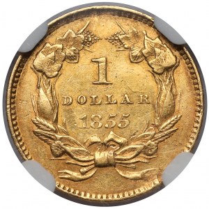 USA, Dollaro 1855, Filadelfia