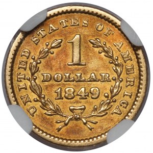 USA, Dolar 1849, Philadelphia