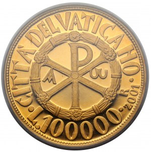 Vatican, 100,000 lira 2001-R, Rome - John Paul II