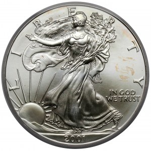 USA, Dollar 2001 - from the rubble of the World Trade Center