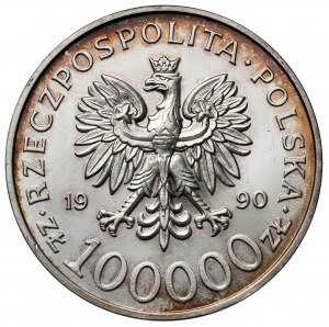 100.000 PLN 1990 Solidarité - variété A
