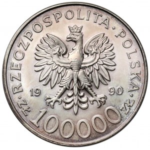 100.000 złotych 1990 Solidarność - odmiana A