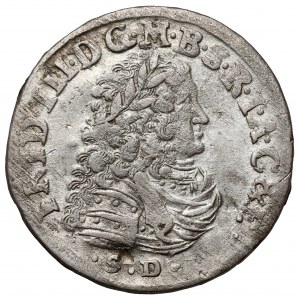 Prusy-Brandenburgia, Friedrich III, Szóstak 1698 SD, Königsberg