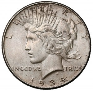 USA, Dollar 1934, Philadelphia - Peace Dollar