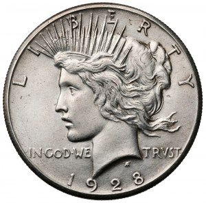 USA, Dollar 1928, Philadelphia - Peace Dollar - RARE.
