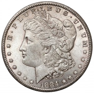 USA, Dolar 1884-CC, Carson City - Morgan Dollar