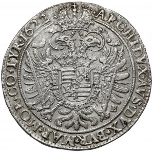 Węgry, Ferdynand II, Talar 1622 KB, Kremnica