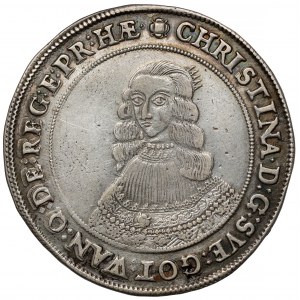 Szwecja, Krystyna Waza, Talar 1642 AG, Sztokholm