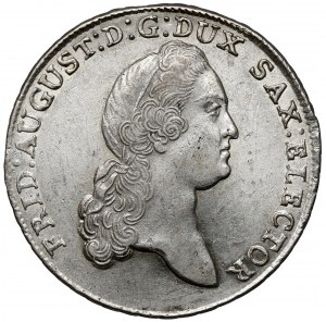 Sassonia, Federico Augusto III, Thaler 1778 EDC