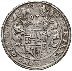 Mansfeld-Friedeburg, Petr Ernest I, Bruno II, Gebhard VIII a Johann George IV, Talar 1597 GM, Eisleben