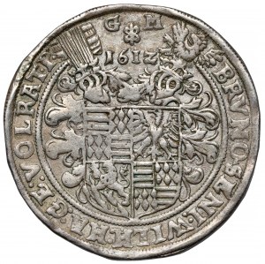 Mansfeld-Bornstedt, Bruno II, William I, Johann George IV and Volrat VI, Talar 1612 GM.