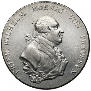 Prussia, Federico Guglielmo II, tallero 1791-A, Berlino