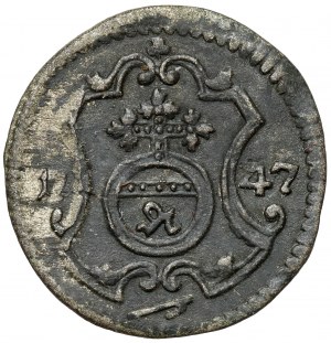 August III Sas, Halerz 1747 FWóF, Drážďany