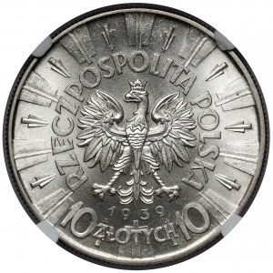 Pilsudski 10 zloty 1939