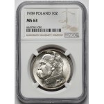 Piłsudski 10 złotych 1939