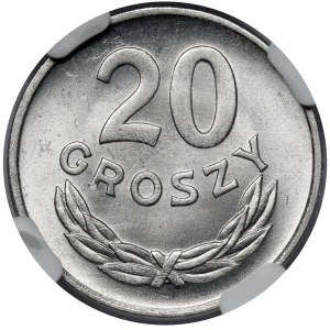 20 groszy 1957 - wąska data - rzadkie