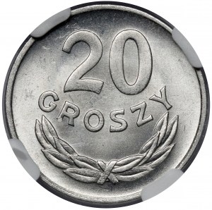20 groszy 1957 - úzké datum - vzácné