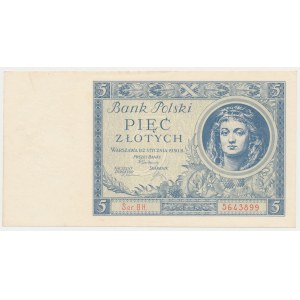 5 złotych 1930 - Ser.BH