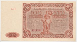 100 zloty 1947 - minuscules