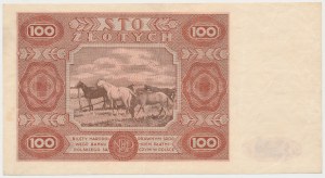 100 zloty 1947 - minuscules