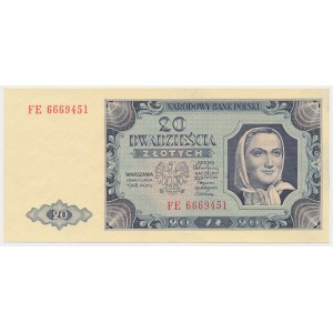 20 złotych 1948 - FE