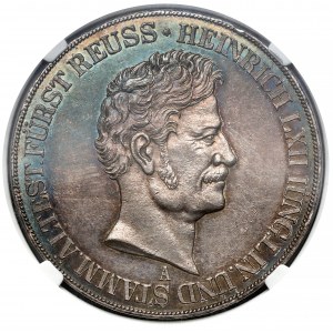 Reuss, Henryk LXII, 2 talary 1853-A - RZADKIE