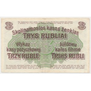 Poznań, 3 ruble 1916 ''...wystara'' - C