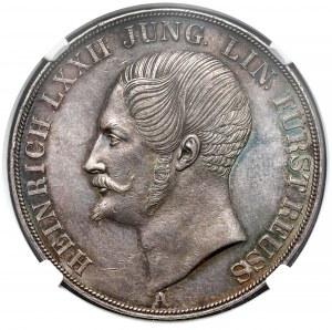 Reuss, Henry LXXII, 2 toliare 1847 - pamätný - ZRADKÝ