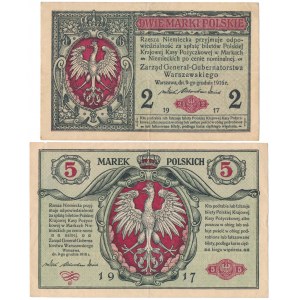 2 i 5 mkp 1916 Generał (2szt)