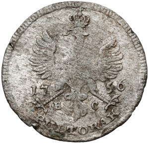 August III Sas, Polovičná stopa Lipsko 1756 EC - PULTORAK