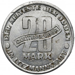 Ghetto Lodz, 20 marks 1943 - very rare