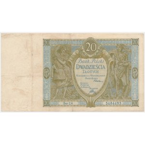 20 złotych 1929 - Ser.CA.