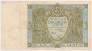 20 gold 1929 - Ser.CA.